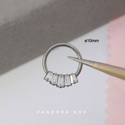 Arg. Zircon geo c/ bisagra - Titanio