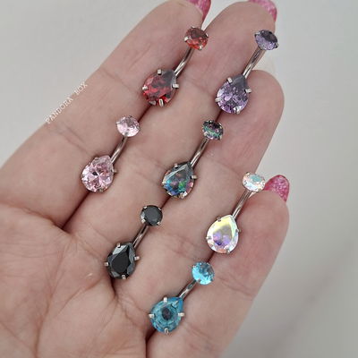 Piercing omb. Doble cubic gota