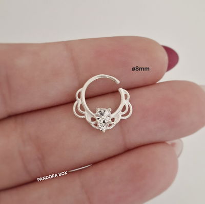 Argollita Barroco - Plata