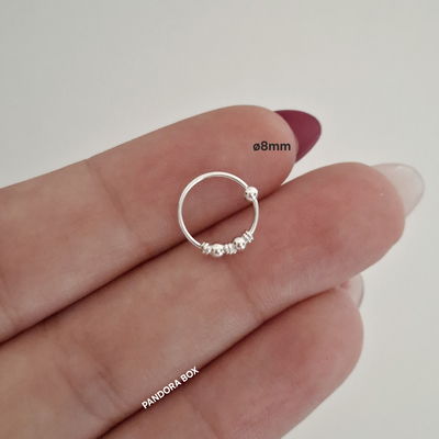 Argollita Bali - Plata