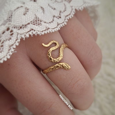 Anillo serpiente (Regulable) - Dorado