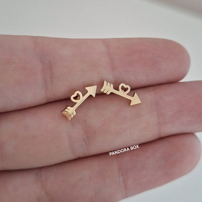 Aros Flechita - Dorado 