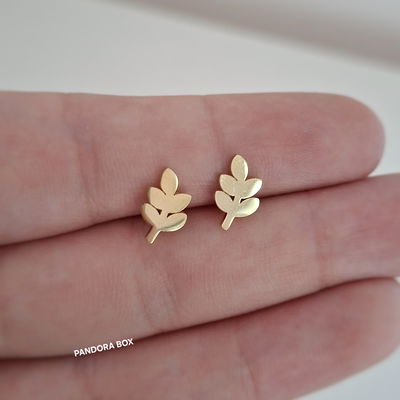 Aros Hojitas - Dorado 