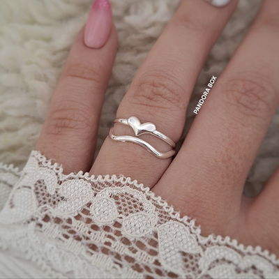 Anillo onditas love (Regulable) - Ac. blanco