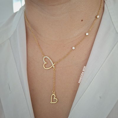 Collar corbatero Corazón XL - Dorado 