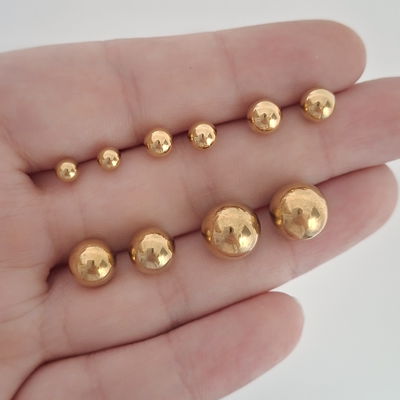 Aros Bolita - Dorado