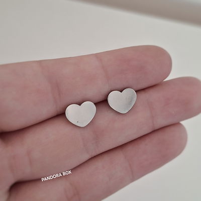 Aros Corazón - Acero 