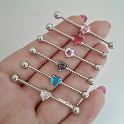 Barra cubic corazón 