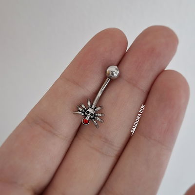 Piercing omb. Araña