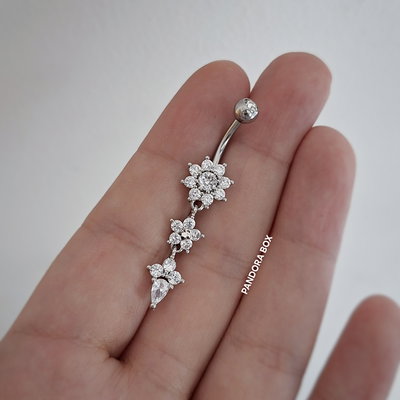 Percing omb. Triple flor