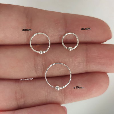 Argollia Mini bolita (Por unidad)