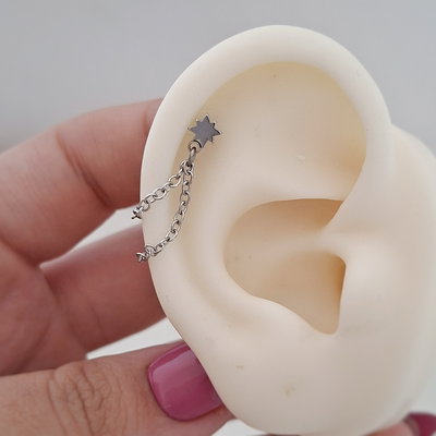 Labret estrella chain 