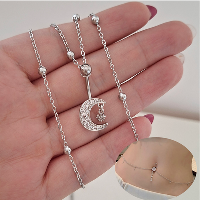 Piercing omb. Chain luna 