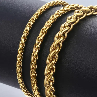Pulsera Trigal 20cm - Ac. Dorado
