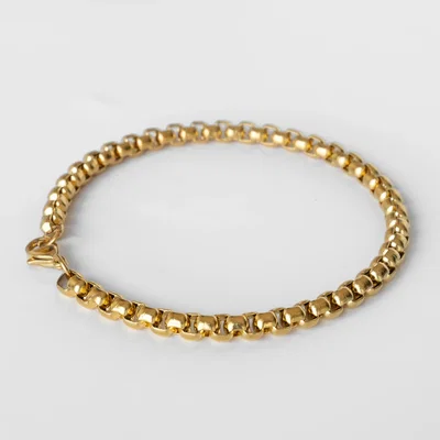 Pulsera Rolo Cerrado - Ac. Dorado 