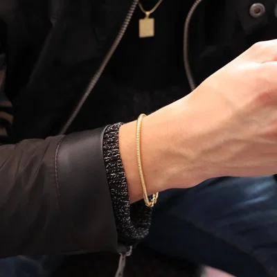 Pulsera Mouse  - Dorado 