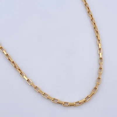 Cadena Boxy dorada - Ac. Dorado