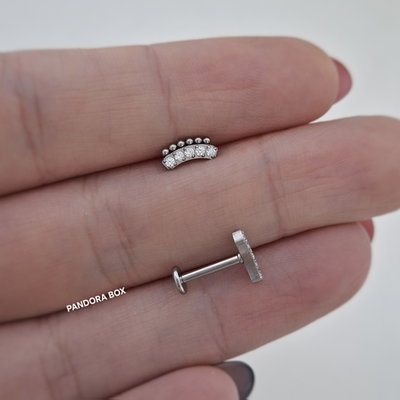 Labret Curvita filigrana