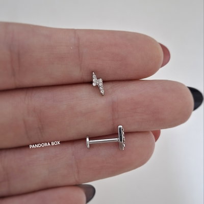 Labret Rayo strass