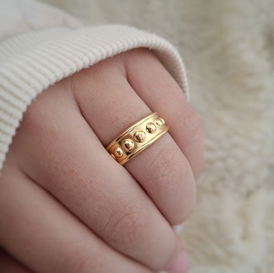 Anillo Rodas (Regulable) - Dorado 