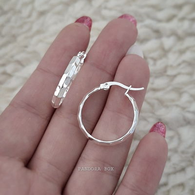 Argollas pixcel - Ac. blanco