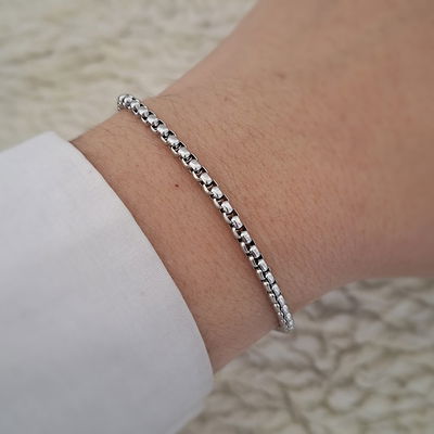 Pulsera Rolo cerrado - Acero