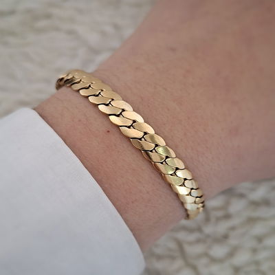 Pulsera Grumet cerrado - Dorado 