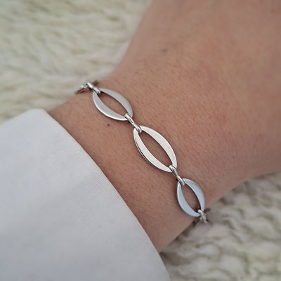 Pulsera Ovalon - Acero