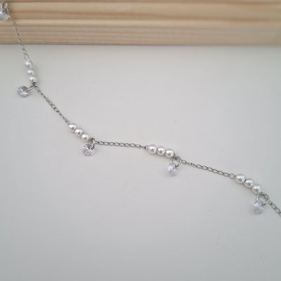 Pulsera perlas deli - Acero