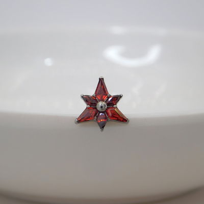 Top Zira Rojo - Titanio 