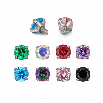 Top Zirconita colores - Titanio