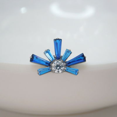 Top Sodium zirconia azul - Titanio 