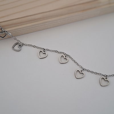 Pulsera dijes corazón 