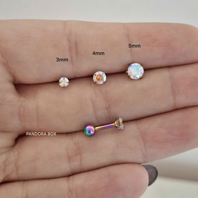 Barbell Tornasolado cubic