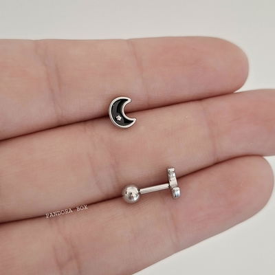 Barbell Luna esmaltada
