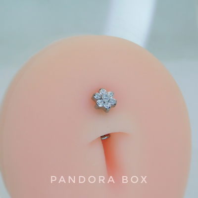 Floating Flor zirconias - Titanio