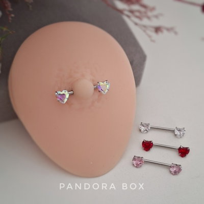 Pezonera cubic corazón 