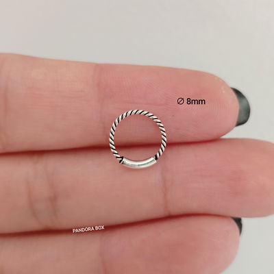 Arg. Twister tope envejecido - Plata