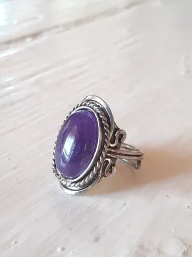 Anillo amatista 