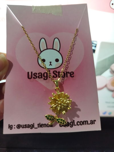 Collar girasol giratorio 