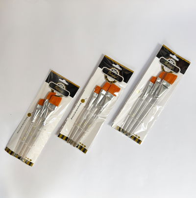 Set de 3 Pinceles Suaves