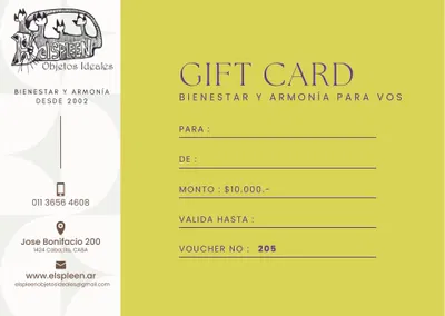 GIFT CARD $ 10000.-