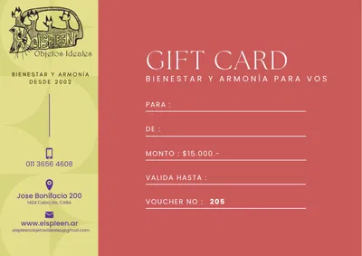 GIFT CARD $ 15000.-