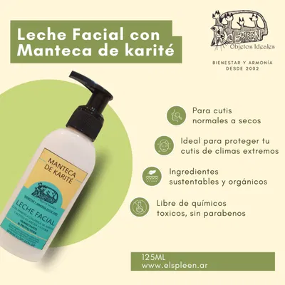 MANTECA DE KARITÉ - leche facial protectora