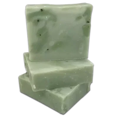 MENTA CON SEMILLAS DE AMAPOLAS - jabón artesanal