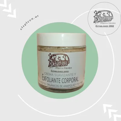 CREMA EXFOLIANTE CORPORAL ROSA MOSQUETA Y AMAPOLAS