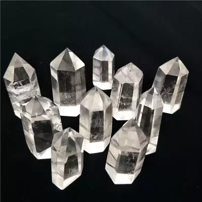 CRISTAL DE ROCA PUNTAS FACETADAS #2
