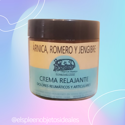 ÁRNICA, ROMERO Y JENGIBRE - crema relajante para masajes