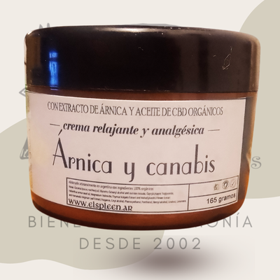 ARNICA Y CBD - crema relajante, analgésica y calmante