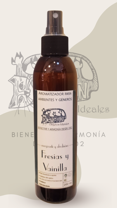 FRESIAS Y VAINILLA - aromatizador para ambientes y géneros